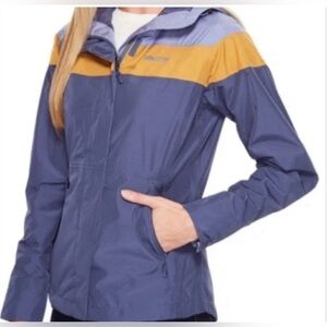 Marmot Windbreaker MemBrain Waterproof Breathable Fabric Coat Sz Small